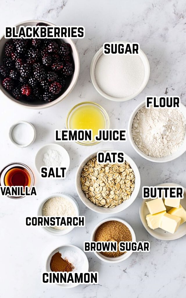 Recipes for Blackberry Crisp 2 1 15