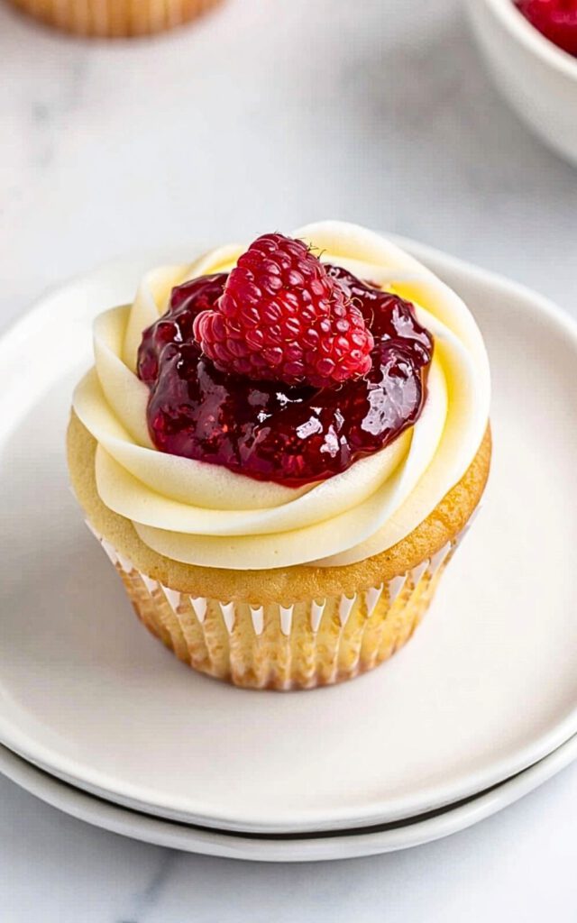 Raspberry and Vanilla Cupcakes 9 10 5