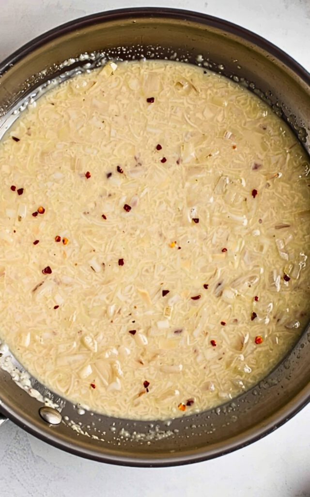 Seafood Dish with Pasta 4 3 4