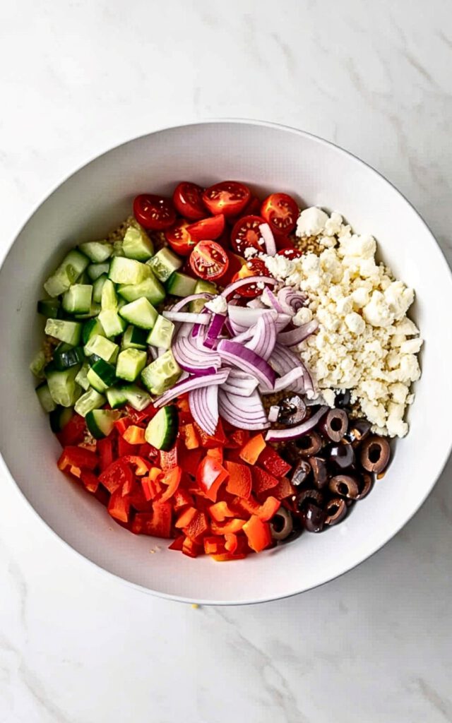 Mediterranean Salad Couscous 5 4 18