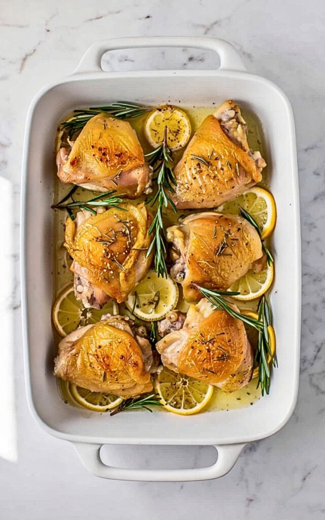 Chicken Thighs with Lemon and Rosemary 6 5 8