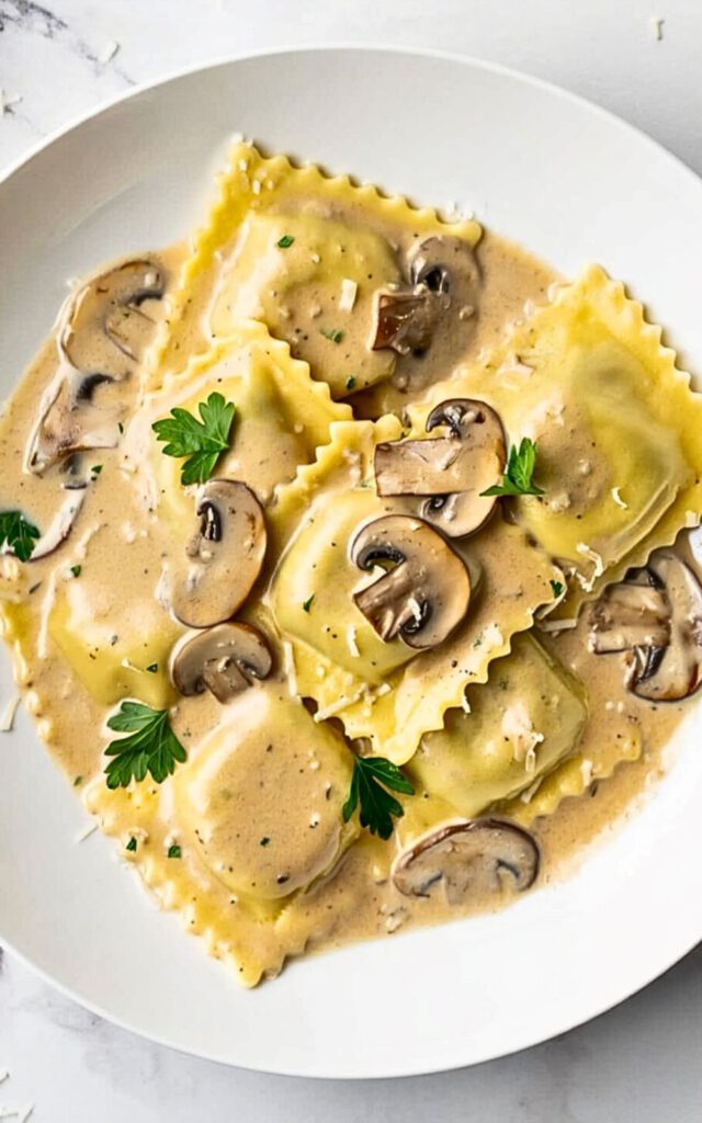 Ravioli and Mushrooms 7 6 19