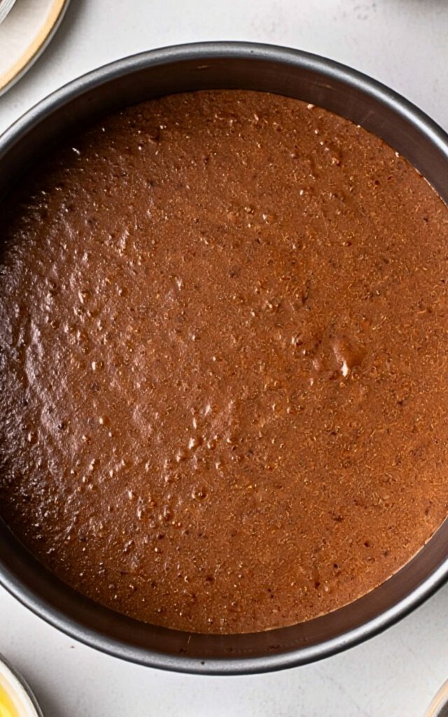 Chocolate and Fudge Cake 7 Cake baked