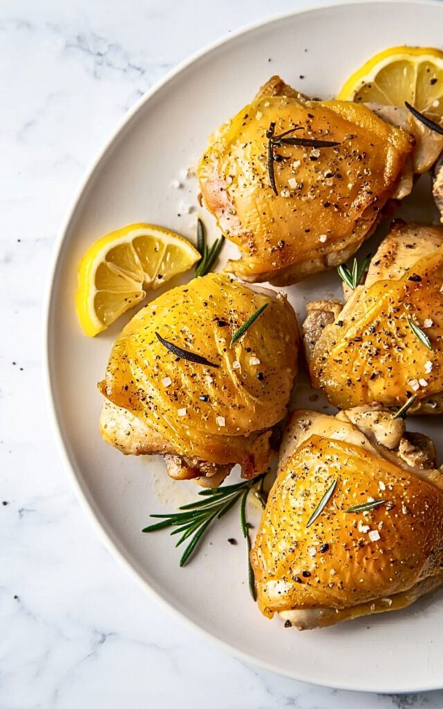 Chicken Thighs with Lemon and Rosemary 7 6 5
