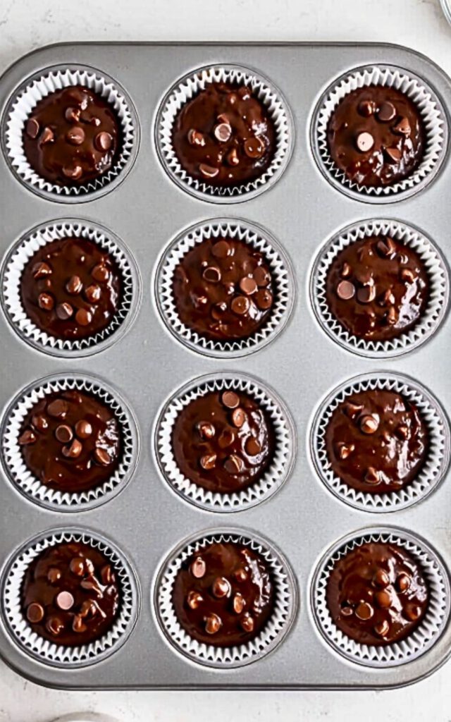 Chocolate Chocolate Chip Muffins 7 6 8
