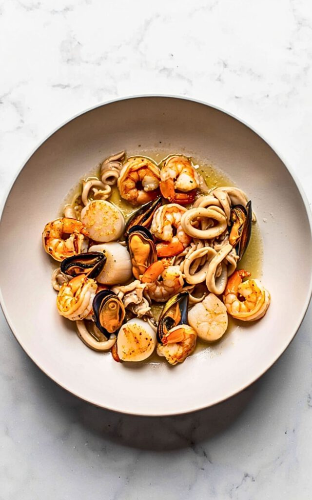 Seafood Dish with Pasta 3 7 2