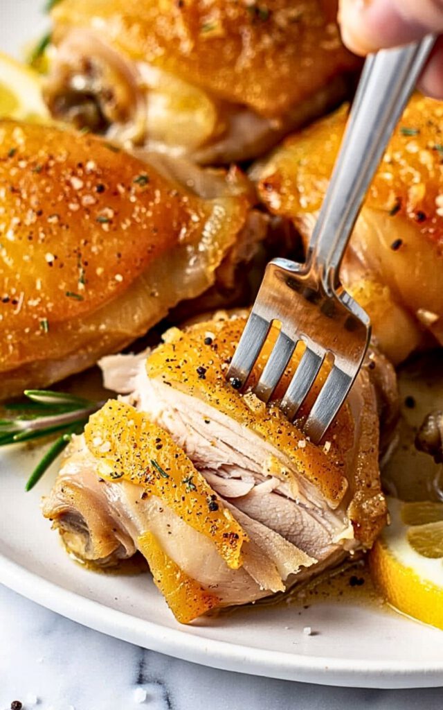 Chicken Thighs with Lemon and Rosemary 8 7 4