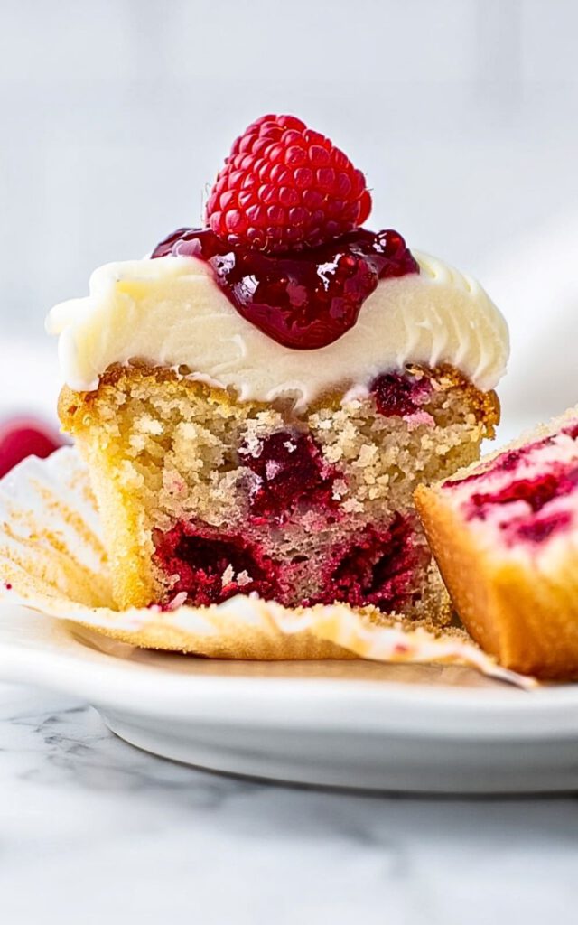 Raspberry and Vanilla Cupcakes 8 8 16